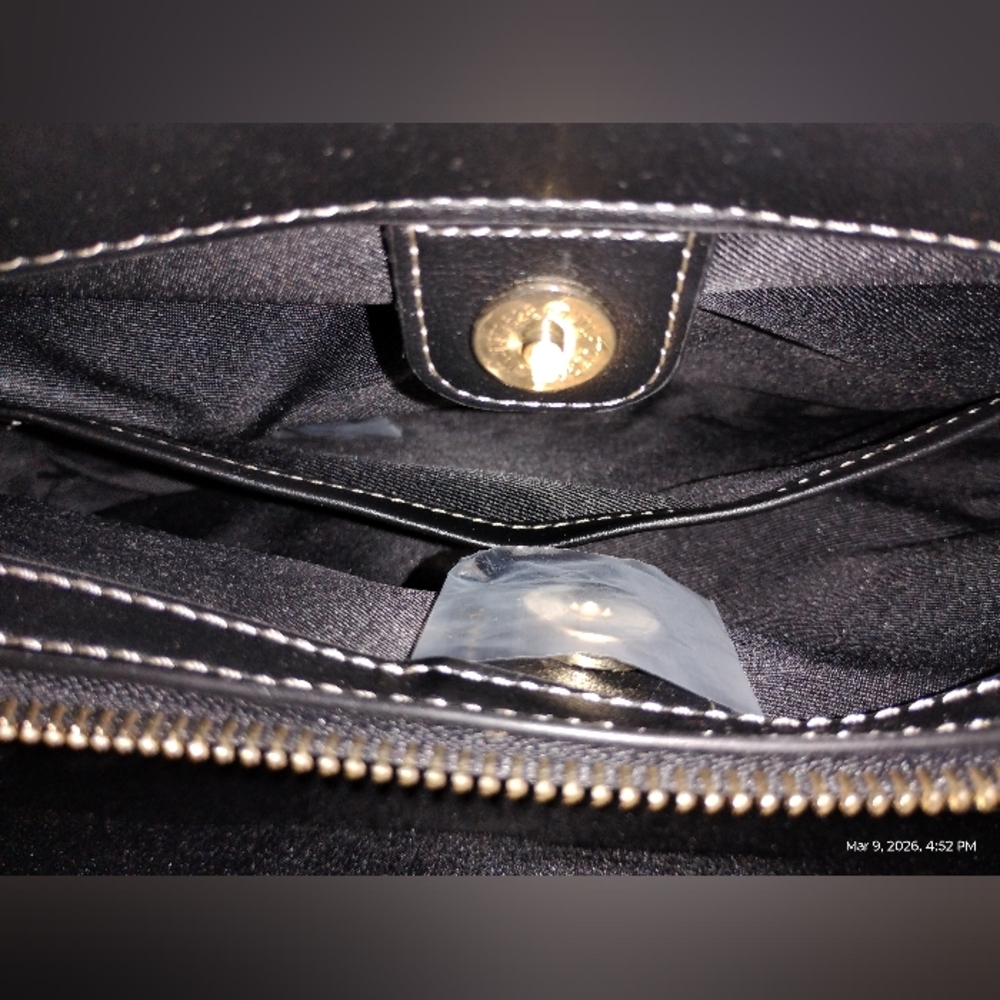 NINE WEST: BLACK SHOULDER BAG - Picture 13 of 15